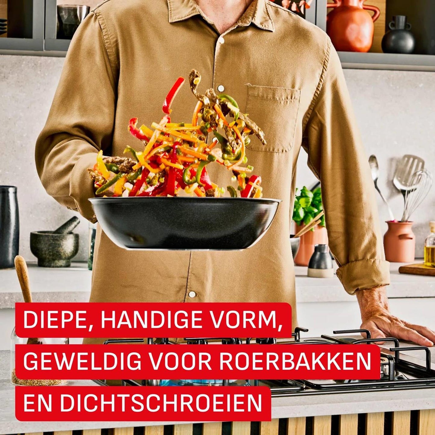 Tefal Excellence Keramik-Wokpfanne ø28 cm