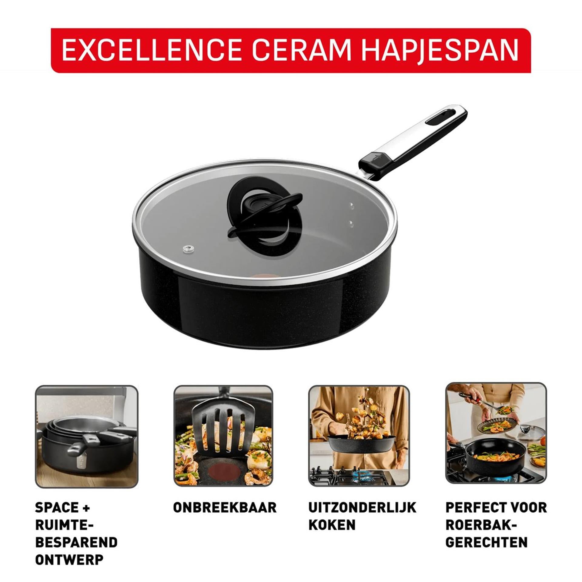 Tefal Excellence Keramik-Bratpfanne ø24 cm