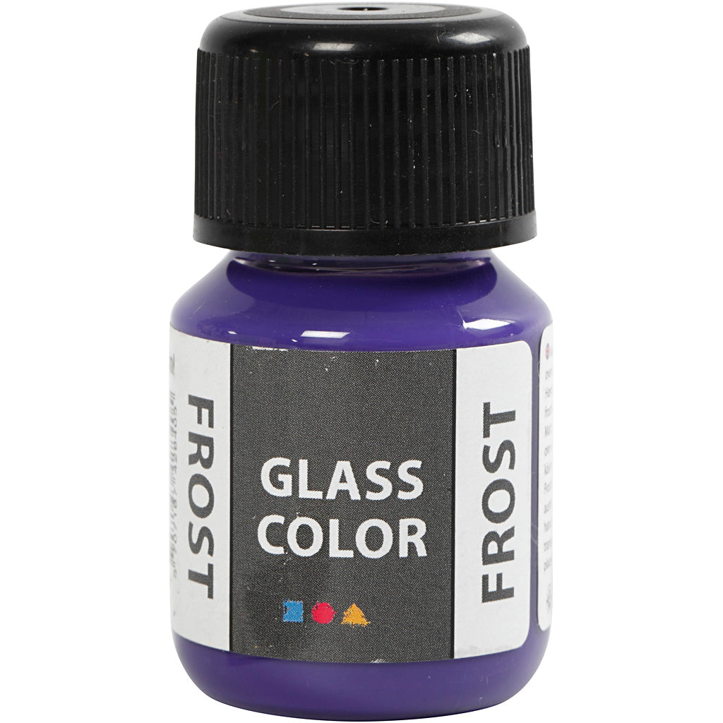 Creativ Company Glasfarbe Frost, Violett, 30 ml 1 Flasche