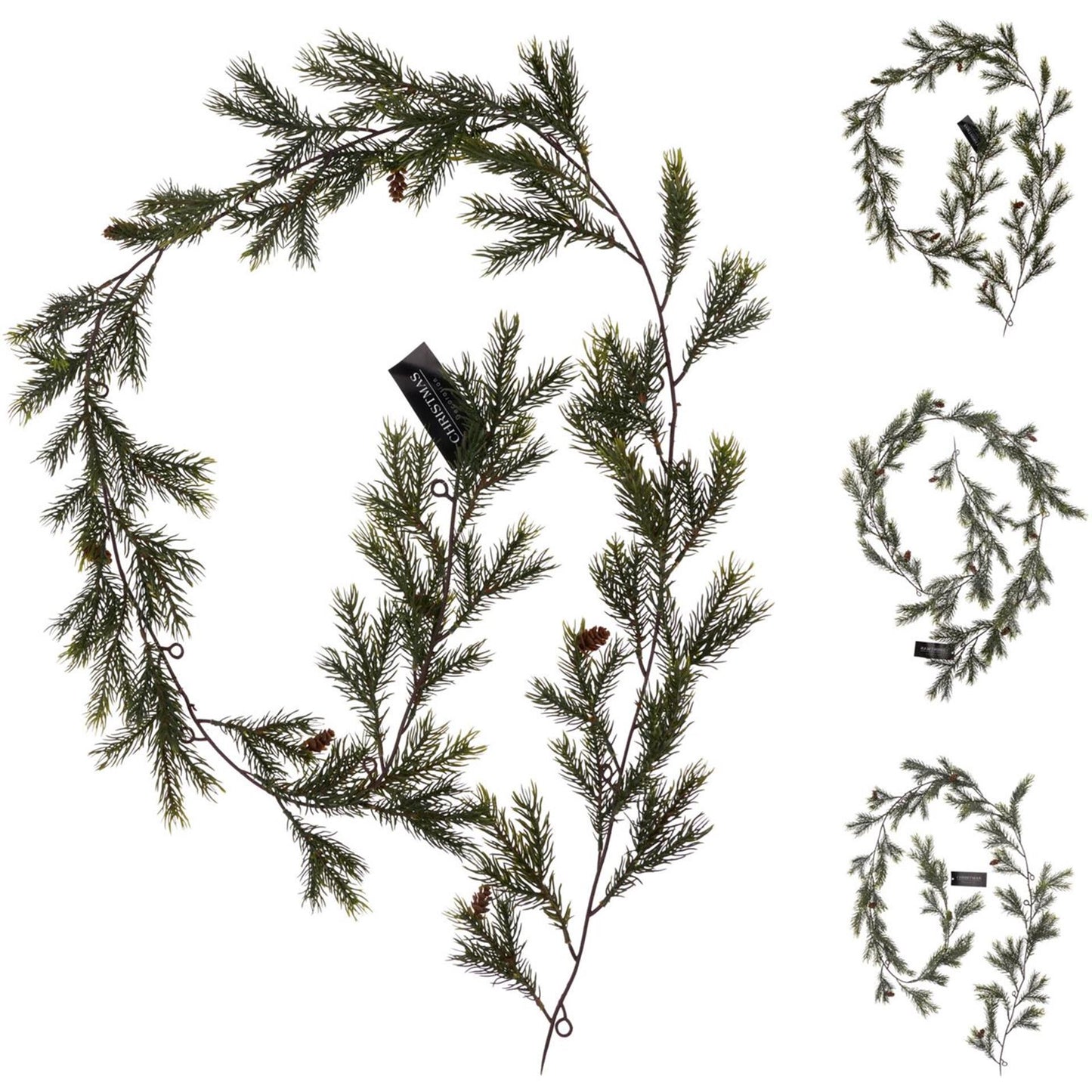 Weihnachts-Tannengirlande 180cm 3sort