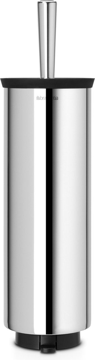 Brabantia Toilettenbürste – mit Halter – freistehend und hängend – glänzender Stahl