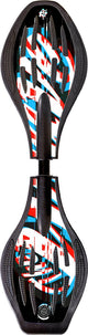 Streetsurfing Schildkröt Waveboard The Wave – schwarzes Glitch Skateboard.