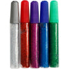 Creativ Company Glitzerkleber, verschiedene Farben, 5x10 ml 1 Box