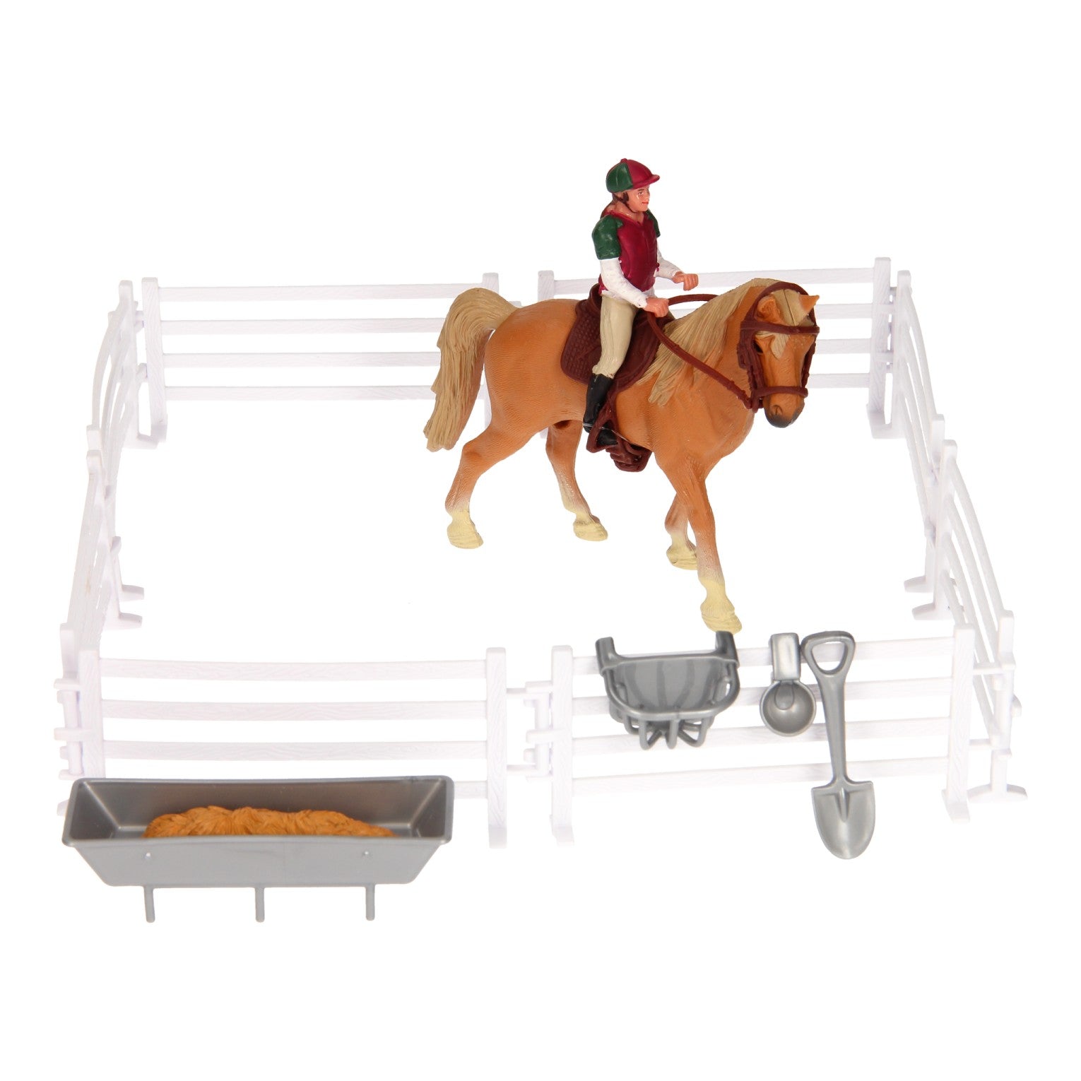 Kids Globe Globe Play Set Horse, Rider mit Accessoires, 1:24