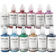 Kreativfirma Glitzer Kleberfarben, 12x25ml