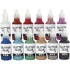 Kreativfirma Glitzer Kleberfarben, 12x25ml