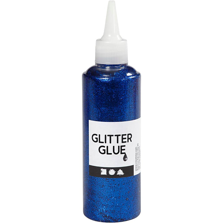 Creativ Company Glitzerkleber, dunkelblau, 118 ml 1 Flasche