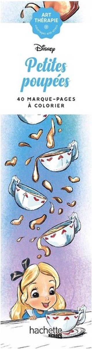 Hachette Helden Disney Lesezeichen zum Ausmalen – Disney Petites Poupées –