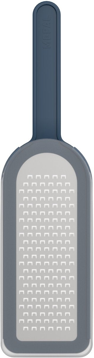 Mepal Reibe Edelstahl Chef It – 30 cm – Küchenreibe – mit Sicherheitsdeckel – scharfe Messer – spülmaschinenfest – Küchenutensilien – Marineblau