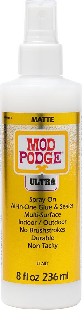 Mod Podge Spray Ultra Matt – Kleber, Lack und Versiegelung in einem – 236 ml