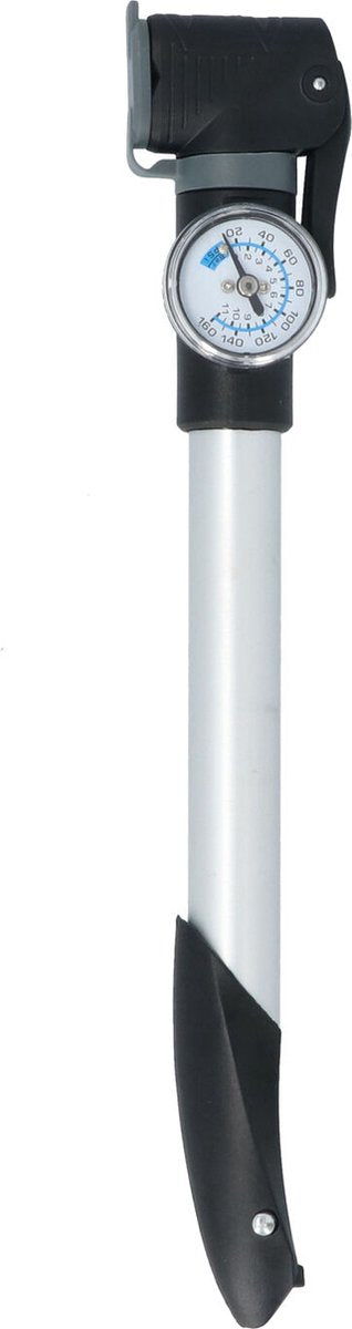 Dresco Minipumpe mit Manometer 29,6 cm – Fahrradpumpe