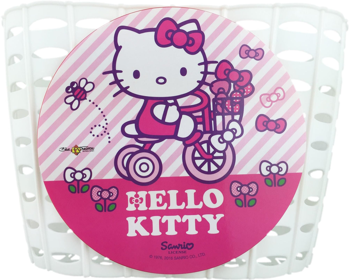 Bike Fashion Kids Basket Hello Kitty Plastik