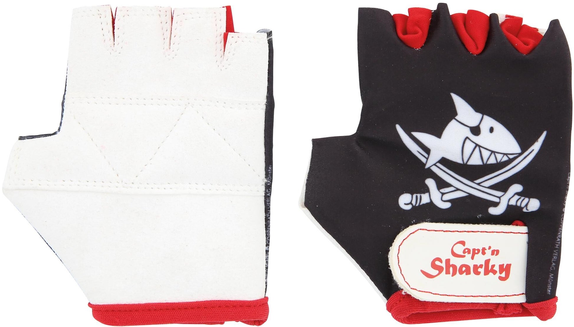 Bike Fashion Kids Handschuhe Sharky Größe 5 B W R.