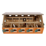 Kids Globe Globe Horse Stall Holz mit 9 Pferdekisten 1:32 - afbeelding 2