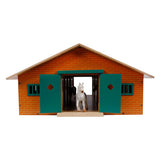 Kids Globe Globe Horse Stall Holz mit 9 Pferdekisten 1:32 - afbeelding 4
