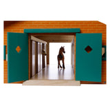 Kids Globe Globe Horse Stall Holz mit 9 Pferdekisten 1:32 - afbeelding 5