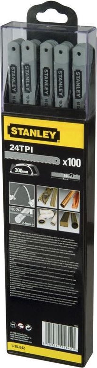 Stanley Metallsägeblatt 300 mm – Mix (5 Stück Karte)