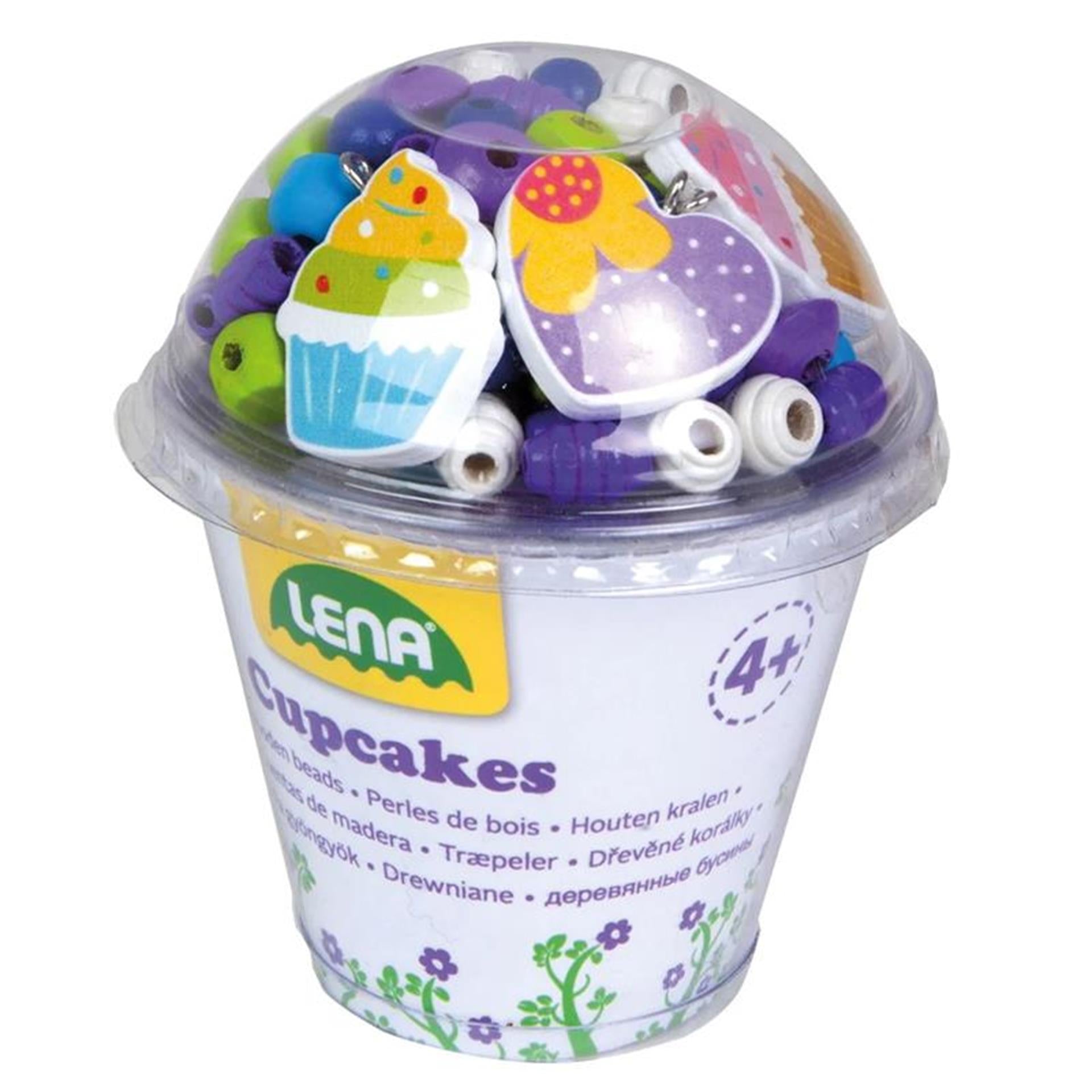 Jono Toys Lena Cupcake Holzperlen machen Schmuck