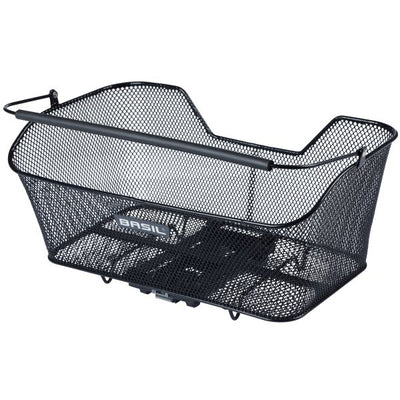 Basilikum Fahrradkorb Basis XL Heckkorb Mik 44 x 23 x 17 cm Schwarz