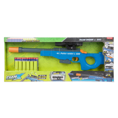 Toi-Toys Schaumstoff Strikex Pistole Pulse Raider L-500 – inkl. Schaumstoffpfeile