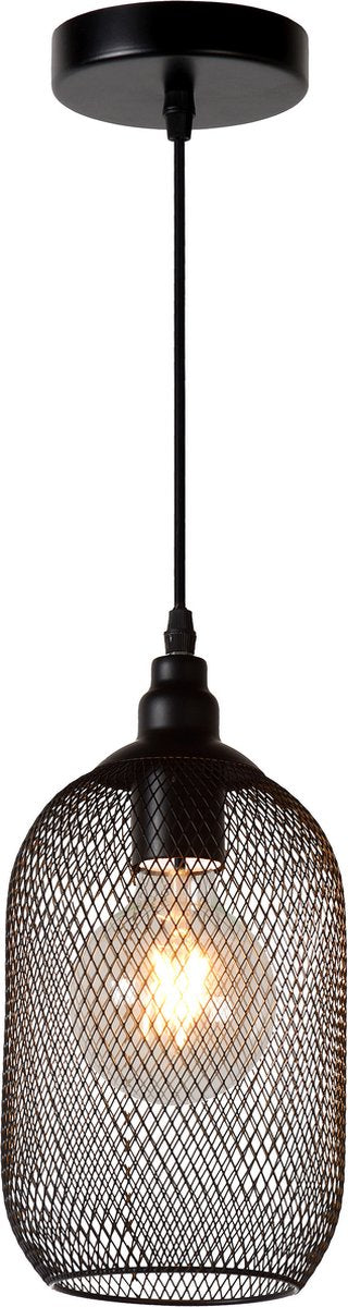 Lucid Mesh - Hängelampe - ø 15 cm - 1xe27 - schwarz