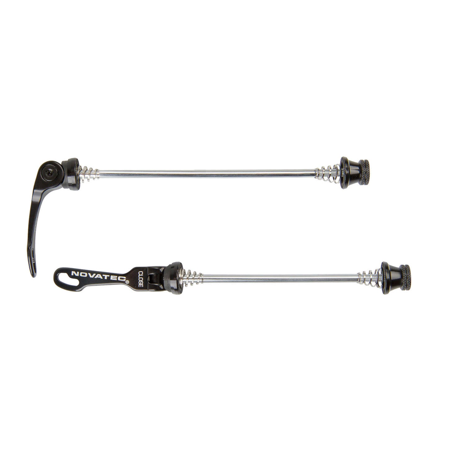 Novatec Satz Schnellspanner Aluminium schwarz