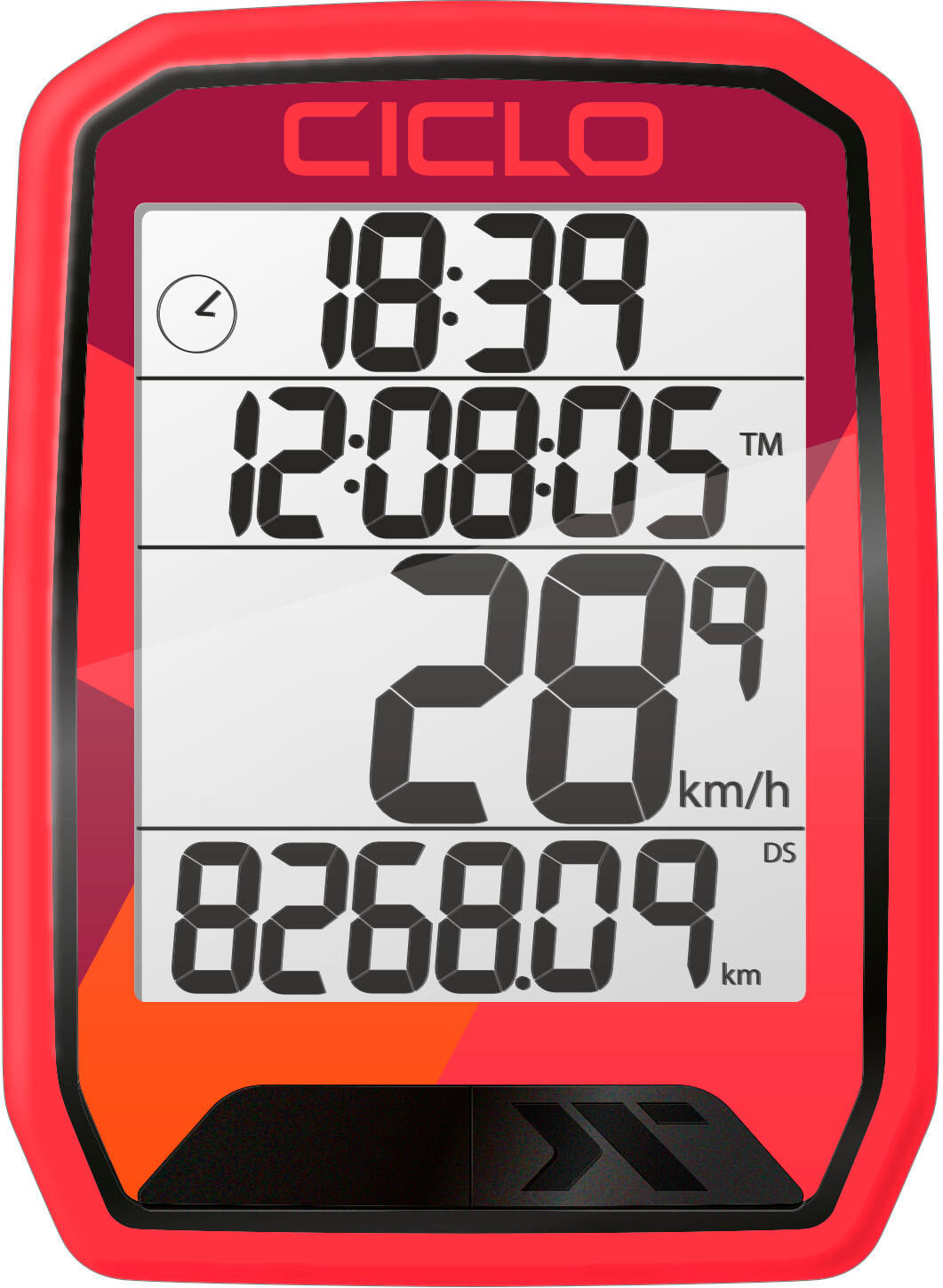 Ciclosport Bike Computer Protos 213 Rot