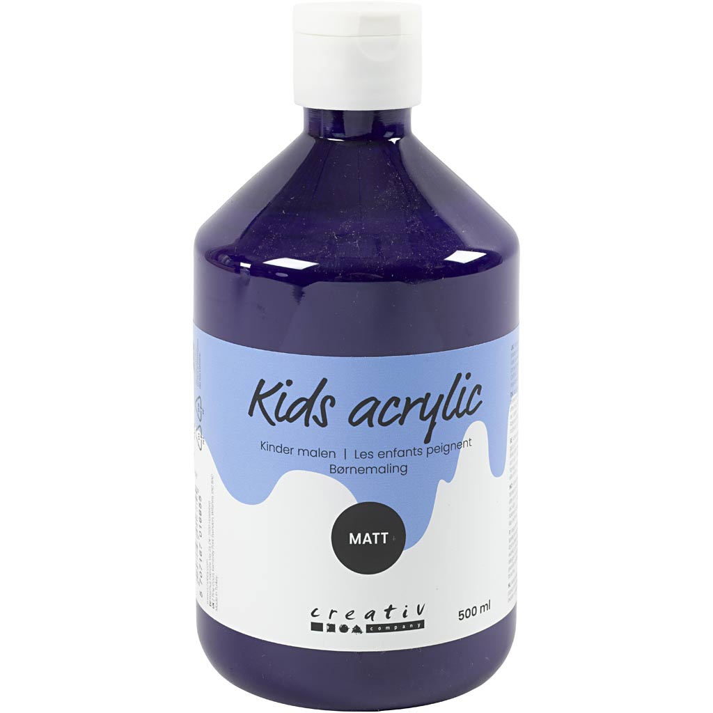 Creativ Company Acrylfarbe matt, violett, 500 ml 1 Flasche