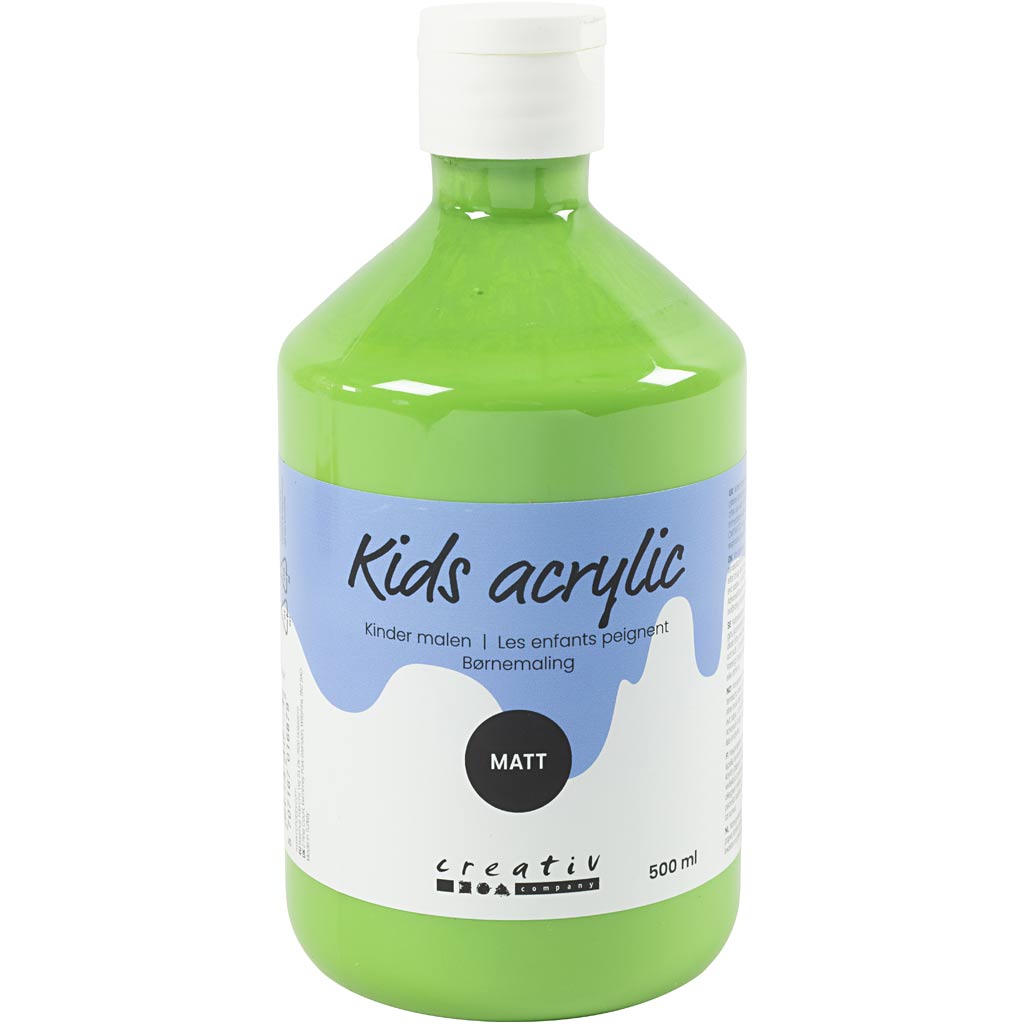 Creativ Company Acrylfarbe matt, hellgrün, 500 ml 1 Flasche