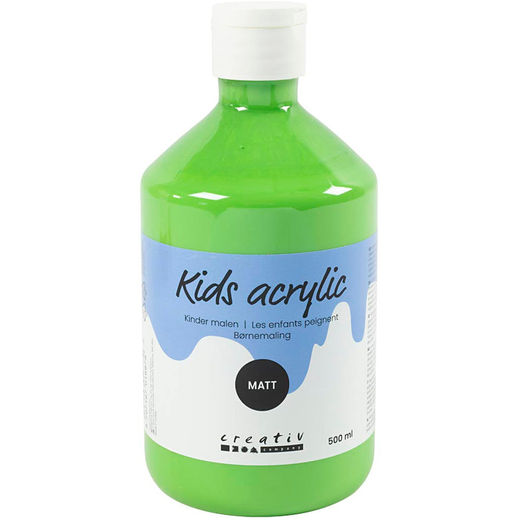 Creativ Company Acrylfarbe matt, hellgrün, 500 ml 1 Flasche