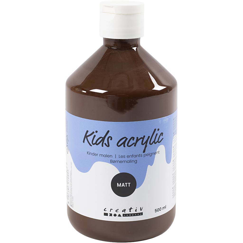 Kreativfirma Acrylfarbe Matt, Brown, 500 ml 1 Flasche