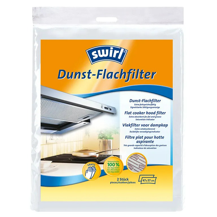 Strudel? 1070761 - Swirl-Flachfilter Dunstabzugshaube Dunstabzugshaubenfilter flach | 5 Stück