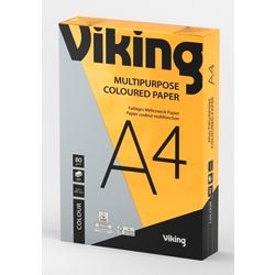 Farbiges Papier von 80g m2, A4, intensive Farbe Orange
