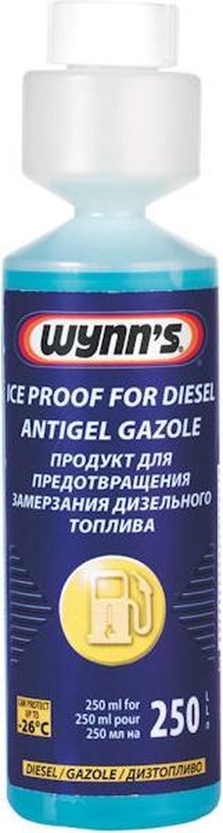 Wynns Wynn's eisbeständiges Additiv für Diesel – Niedertemperaturzusatz – 250 ml