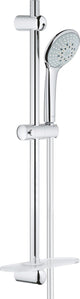 Grohe Euphoria 110 Champagner Duschset mit Brausestange (600 mm) – ø 11 cm – 3 Strahlarten – Chrom