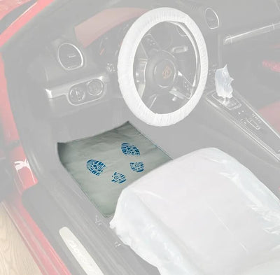 Serwo Automobil -Einweg -Fuß -Matte Paperplast
