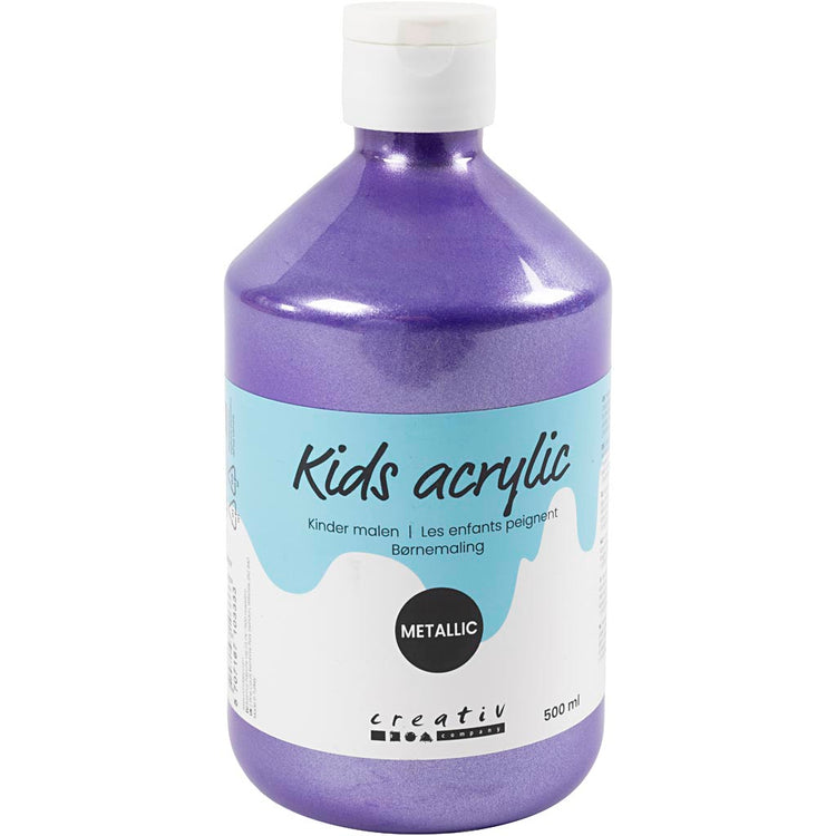 A-Color Acrylfarbe Metallic, Metallic, Violett, 500 ml 1 Flasche