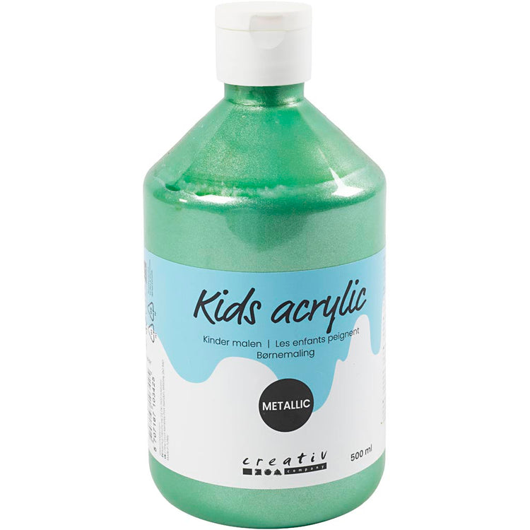 A-Color Acrylfarbe Metallic, Metallic, Hellgrün, 500 ml 1 Flasche