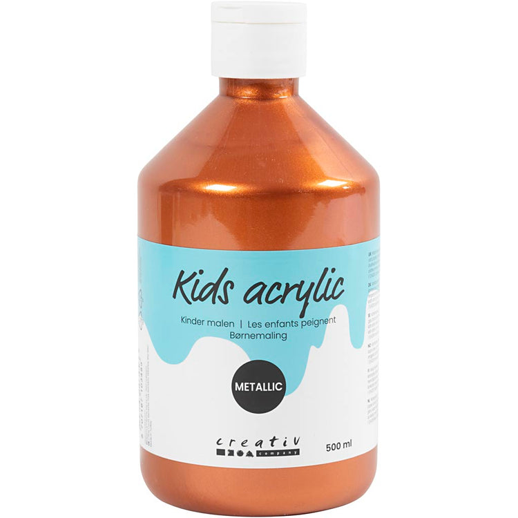 A-Color Acrylfarbe Metallic, Metallic, Metallic-Kupfer, 500 ml 1 Flasche