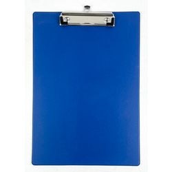 Klemmbrett Bürodepot PVC A4 23,5 x 34 cm blaue Büroklammer