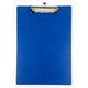 Klemmbrett Bürodepot PVC A4 23,5 x 34 cm blaue Büroklammer