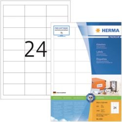Herma Etiketten weiß 64,6x33,8 Premium A4 2400 Stk.