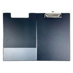 Klemmbrett mit Einband Office Depot PVC A4, schwarze Einstecktasche für Büroklammern