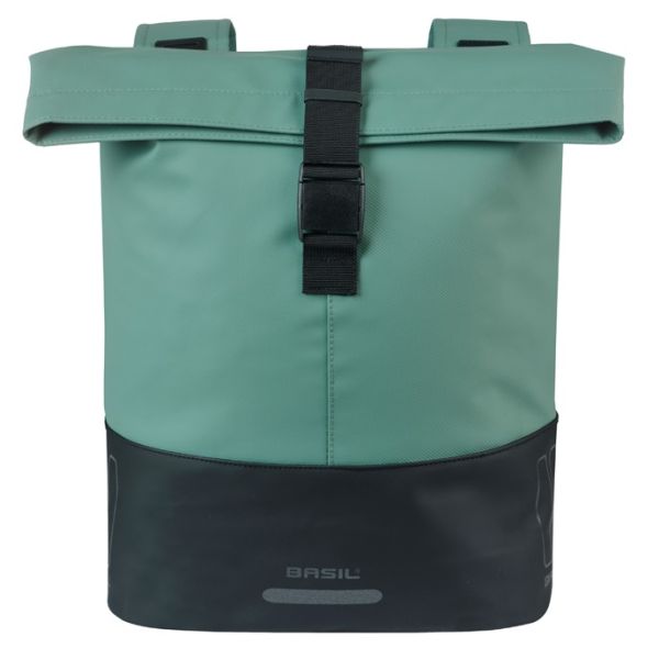 Basil Doppelte Fahrradtasche Cove 28-32l 14 x 29 x 36 cm - Grün Schwarz