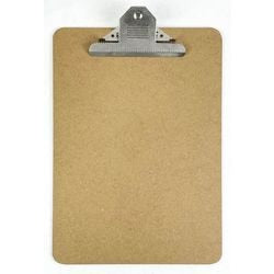 Klemmbrett, Büro, Depot, Hartfaserplatte, A4, 25,5 x 35,5 cm, blaue Klammer