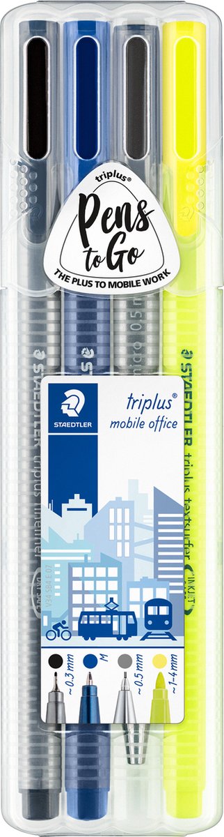 Staedtler triplus mobiles Büro-Schreibset