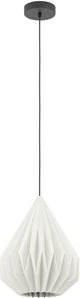 Eglo Minting Hängelampe – E27 – ø 31 cm – Weiß – Papier