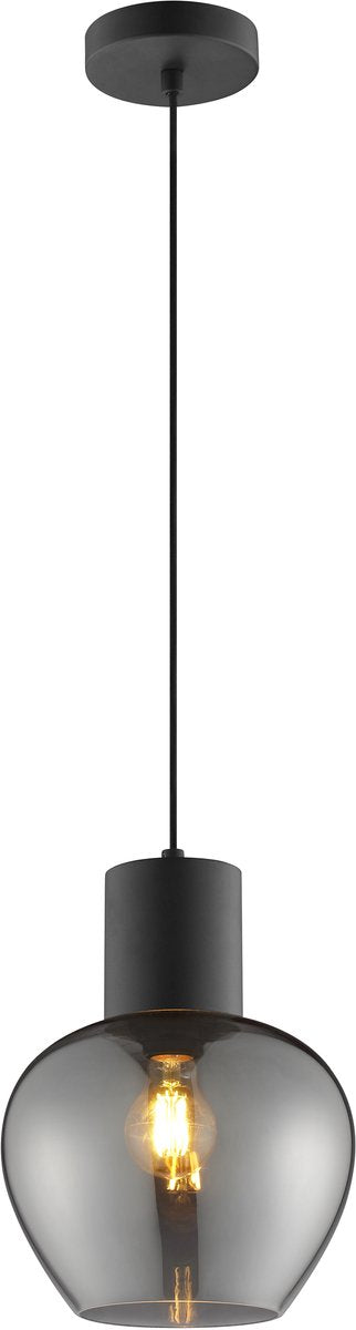 Brilliant Ligari – Hängelampe – ø 23 cm – E27 max. 1 x 20 W – schwarzer Rauch