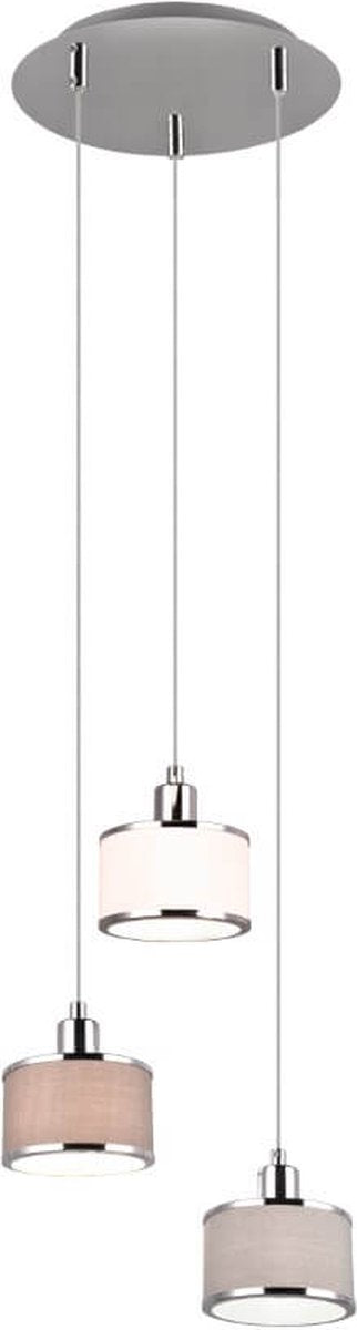 Trio Kaprun - Hängelampe - Chrom - exkl. 3x e14 28w - höhenverstellbar