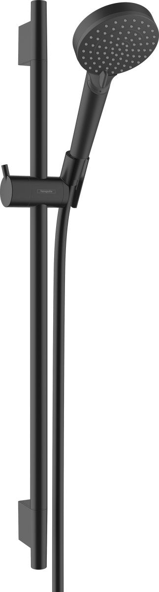 Hansgrohe Lackmischung – Duschset – Ecosmart wassersparend – Größe 65 mm – mattschwarz